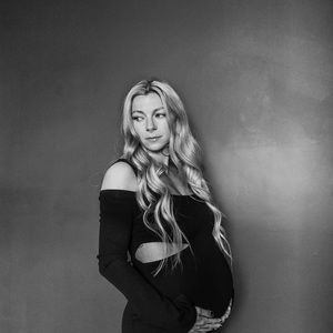 Black small bumpsuit dress